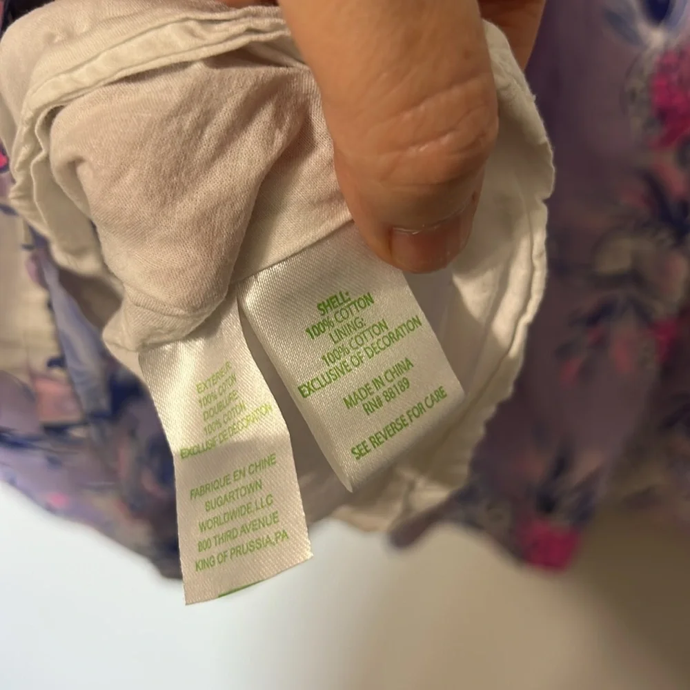Lilly Pulitzer Devyn Dress Verbena Trunks in the Air Print Fit Flare Sundress 2